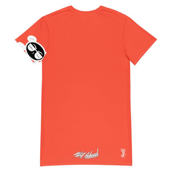 Smile White OG Panda West Sideeee! Nite Tee (Orange) - Image 2