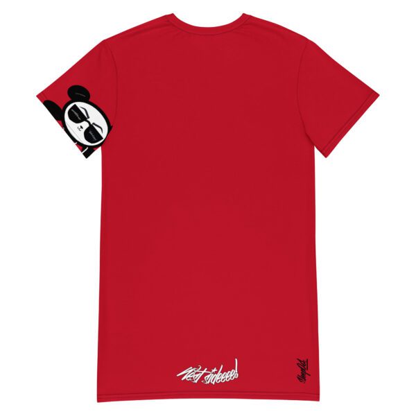 Smile Black OG Panda West Sideeee! Nite Tee (Red) - Image 2