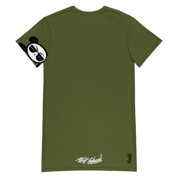 Smile Black OG Panda West Sideeee! Nite Tee (Green) - Image 2