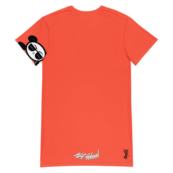 Smile Black OG Panda West Sideeee! Nite Tee (Orange) - Image 2