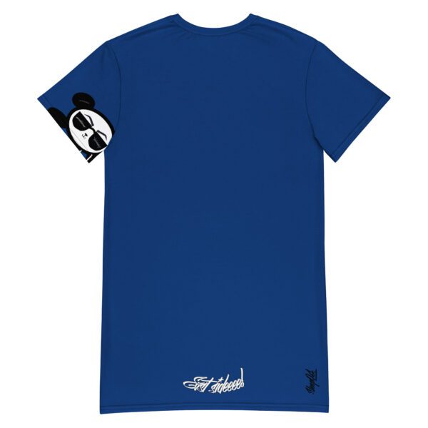 Smile Black OG Panda East Sideeee! Nite Tee (Blue) - Image 2