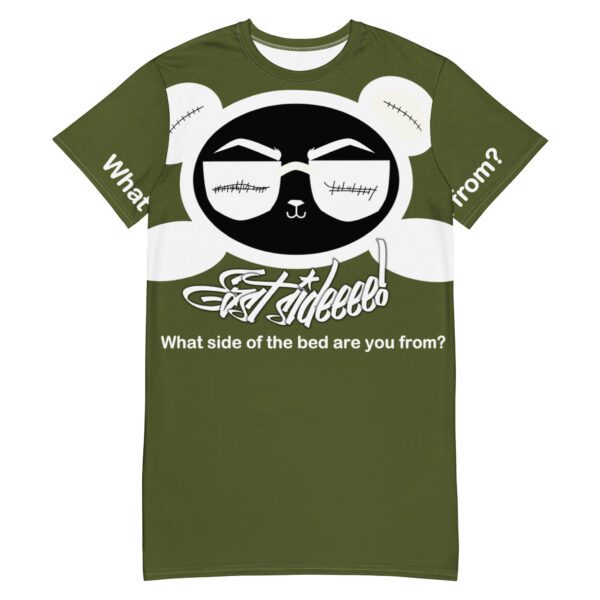 Smile White OG Panda East Sideeee! Nite Tee (Green)