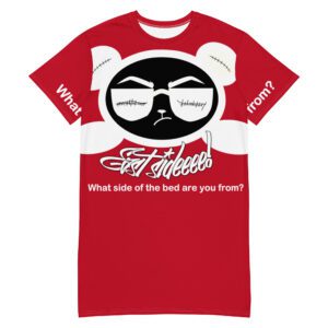 Red Nite-Tee East Smirk White Panda