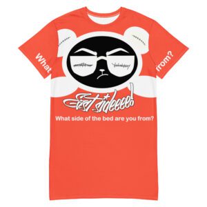 Orange Nite-Tee East Smirk White Panda