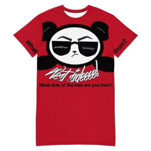 Red Nite-Tee West Smirk Black Panda
