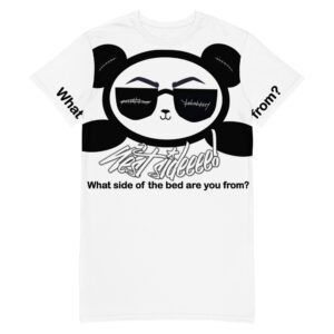 White Nite-Tee West Smile Black Panda