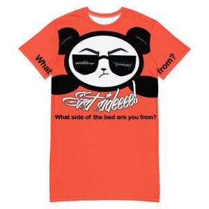 Orange Nite-Tee East Smirk Black Panda