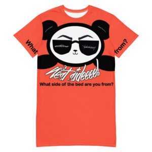 Orange Nite-Tee West Smile Black Panda