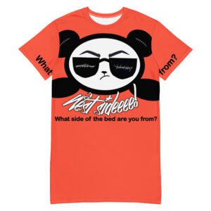 Orange Nite-Tee West Smirk Black Panda