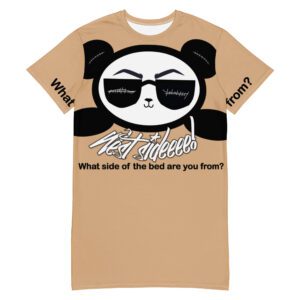 Tan Nite-Tee West Smile Black Panda