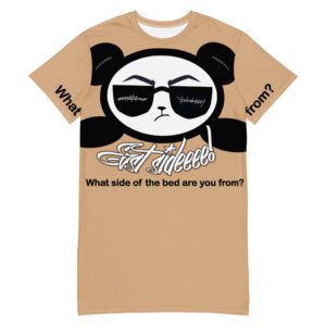 Tan Nite-Tee East Smirk Black Panda