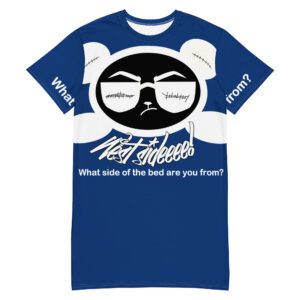 Blue Nite-Tee West Smirk White Panda