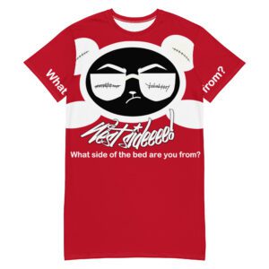 Red Nite-Tee West Smirk White Panda