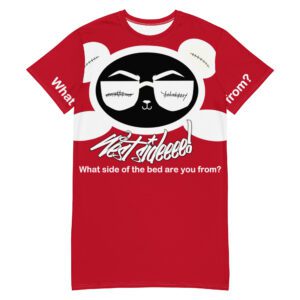 Red Nite-Tee West Smile White Panda
