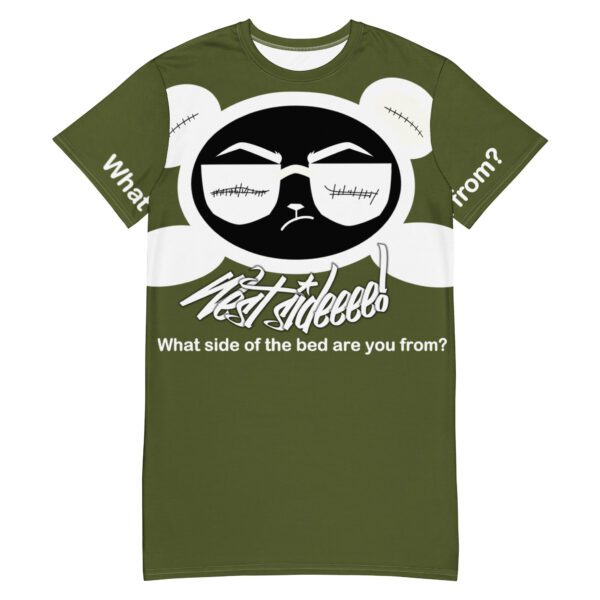 West Sideeee! White Smirk Nite Tee (Green)