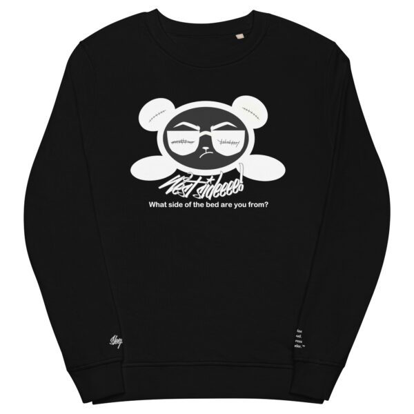 West Sideeee! White Smirk Sweatshirt (Black) (Unisex)