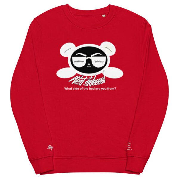 West Sideeee! White Smile Sweatshirt (Red) (Unisex)